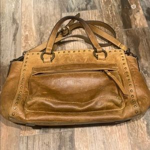 Frye & Co Leather stud satchel -Victoria